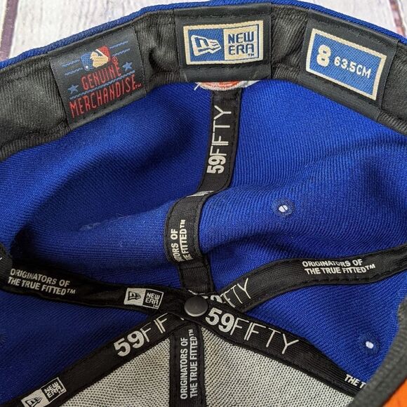 New Era MLB Custom New York Mets 59FIFTY Fitted Baseball Cap - Picture 6 of 7